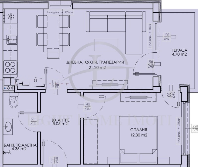 Продава 2-СТАЕН, гр. Пловдив, Христо Смирненски, снимка 2 - Апартаменти - 53239832