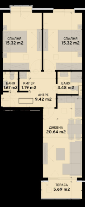 Продава 3-СТАЕН, гр. София, Овча купел 2, снимка 4 - Aпартаменти - 47361591