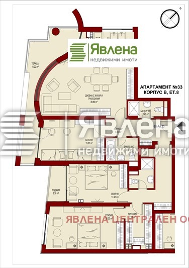 Продава 4-СТАЕН, гр. София, Сердика, снимка 2 - Aпартаменти - 48951052