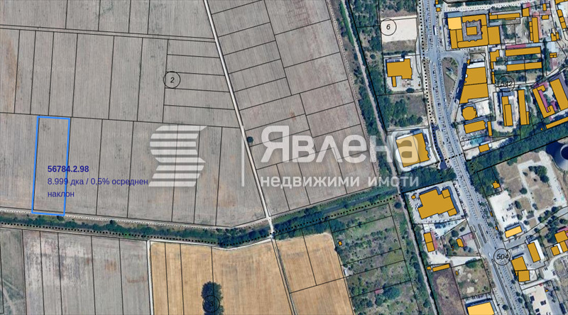 Til salgs  Plott Plovdiv , Industrialna zona - Sever , 8999 kvm | 10643103 - bilde [5]