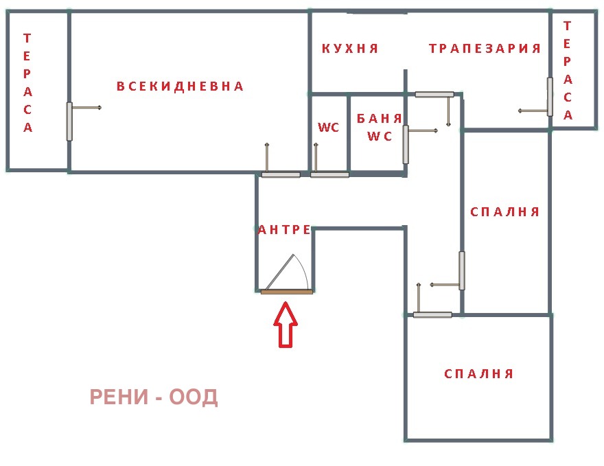 Продава 3-СТАЕН, гр. Плевен, Широк център, снимка 2 - Апартаменти - 54367243