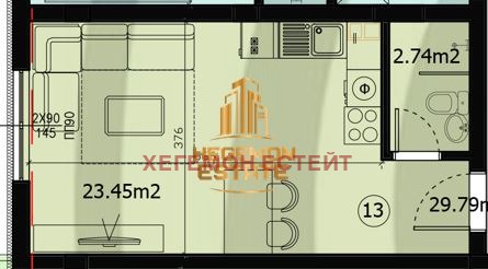 Продава 1-СТАЕН, гр. Варна, Кайсиева градина, снимка 2 - Aпартаменти - 47409846