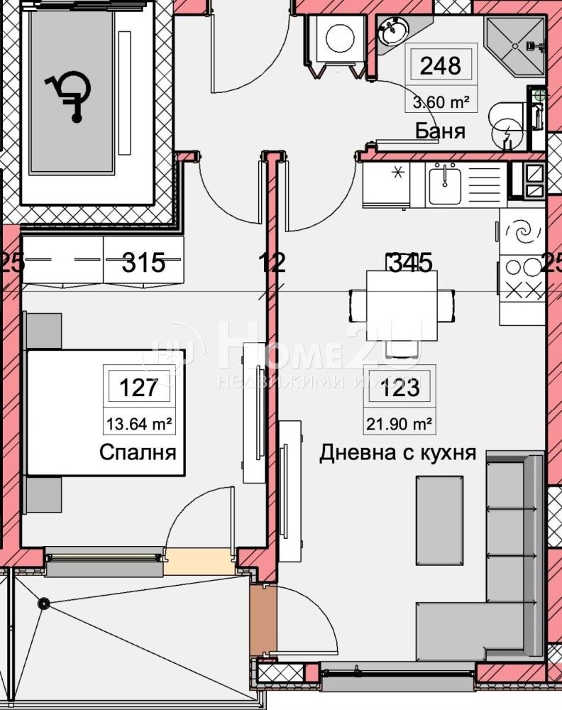 Продава 2-СТАЕН, гр. Варна, Кайсиева градина, снимка 4 - Апартаменти - 55627881