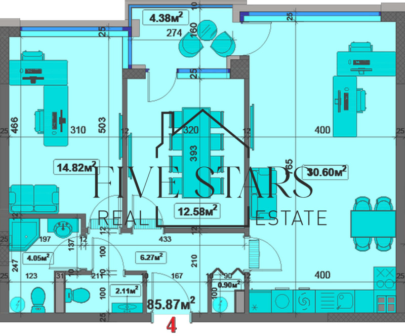 Продава 3-СТАЕН, гр. Варна, Чайка, снимка 4 - Aпартаменти - 46168111