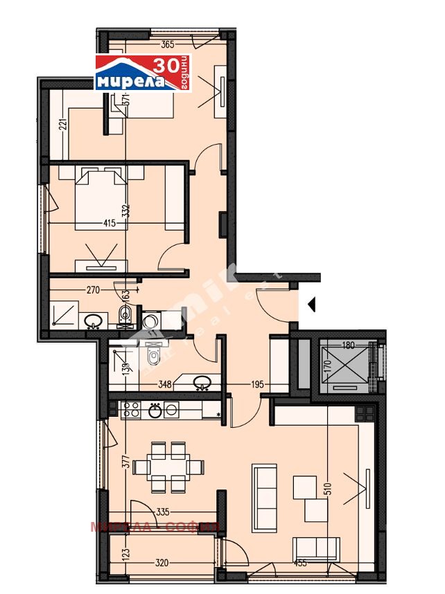 For Sale  2 bedroom Sofia , Mladost 4 , 133 sq.m | 46273696