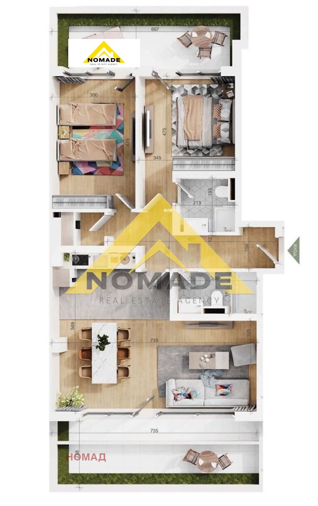 Продава  3-стаен град Пловдив , Тракия , 147 кв.м | 46000021