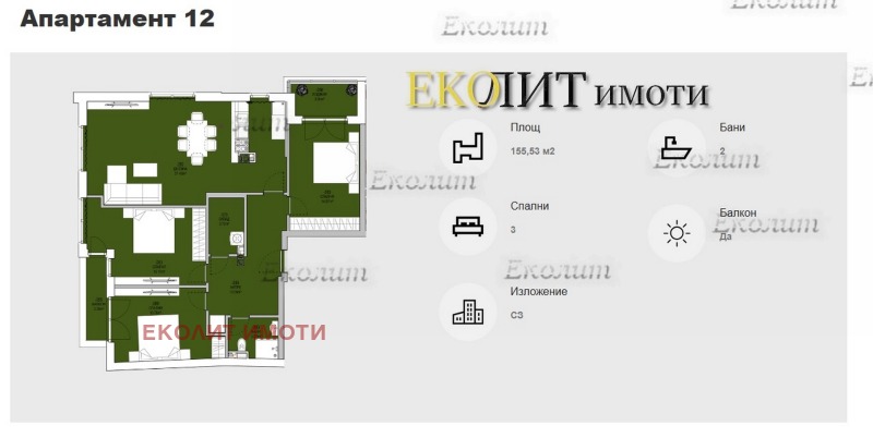 Продава 4-СТАЕН, гр. София, област София-град, снимка 1 - Aпартаменти - 48699237