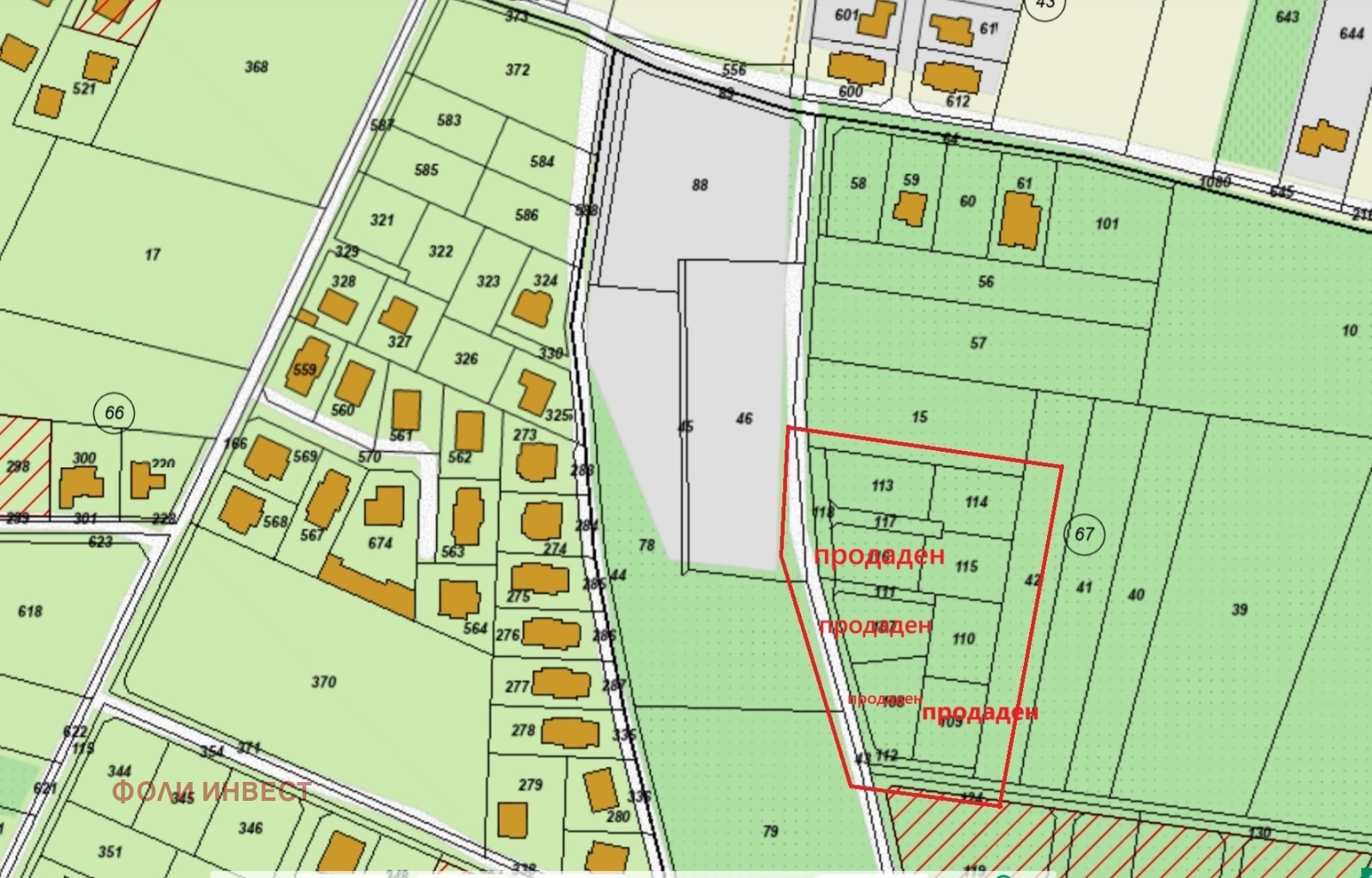Продава ПАРЦЕЛ, с. Марково, област Пловдив