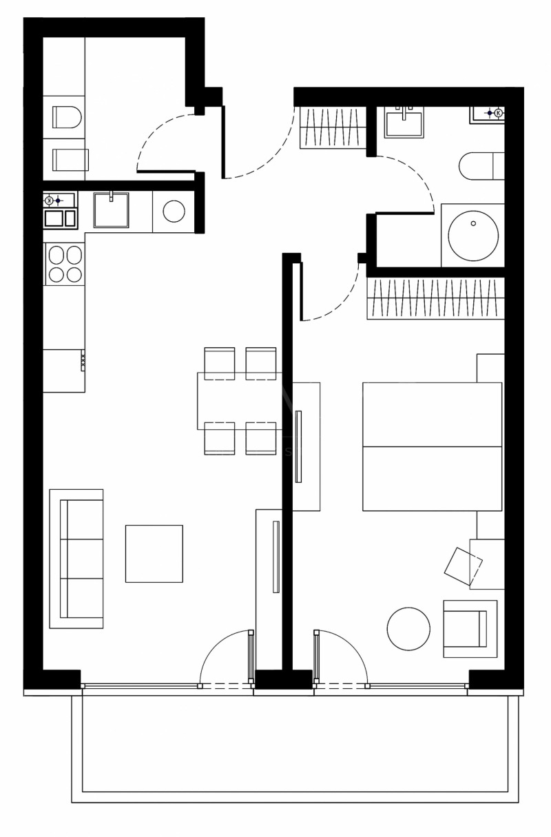 Продава 2-СТАЕН, гр. София, Малинова долина, снимка 2 - Aпартаменти - 47452014