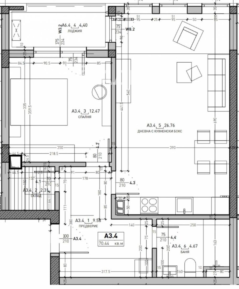 Продава 2-СТАЕН, гр. София, Овча купел, снимка 4 - Aпартаменти - 47615230