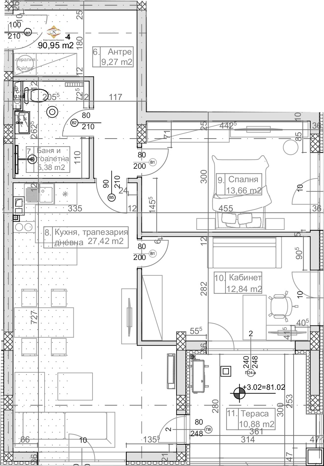 Продава 3-СТАЕН, гр. Варна, к.к. Слънчев ден, снимка 5 - Апартаменти - 48944682