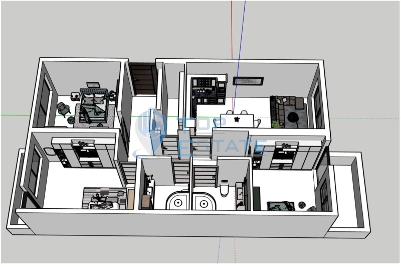 Myytävänä  3 makuuhuonetta Veliko Tarnovo , Buzludža , 135 neliömetriä | 44120967 - kuva [2]