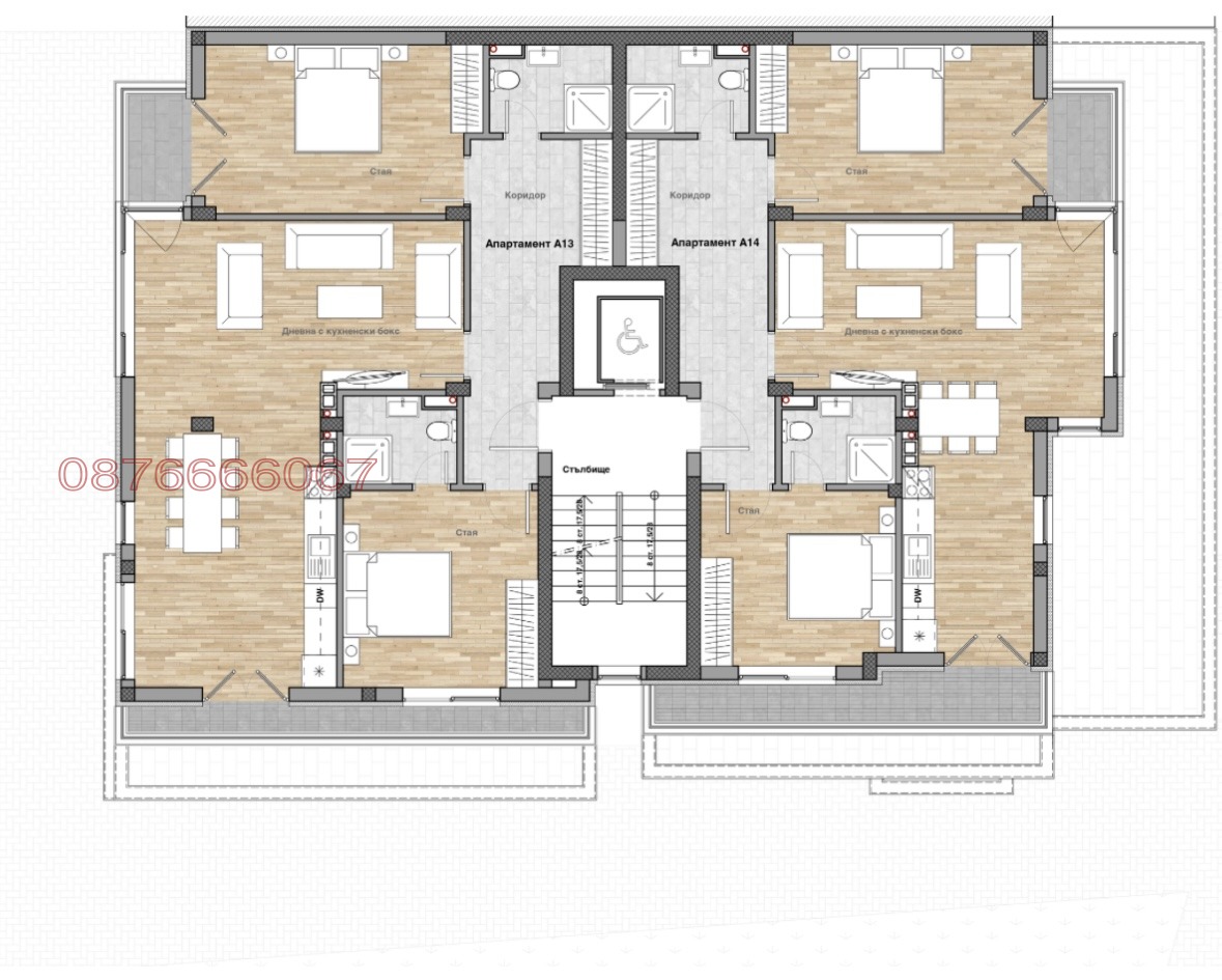 Продава 3-СТАЕН, гр. София, Манастирски ливади, снимка 5 - Апартаменти - 56106069
