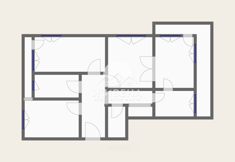 Satılık  3 yatak odası Varna , Sportna zala , 115 metrekare | 54763953