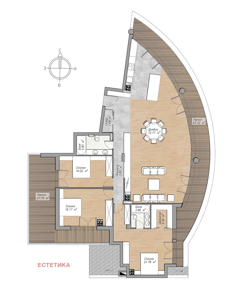 Продава  4-стаен град София , Оборище , 298 кв.м | 30088712