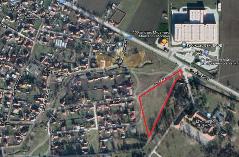 Til salgs  Plott region Sofia , Musasjevo , 21535 kvm | 44231672