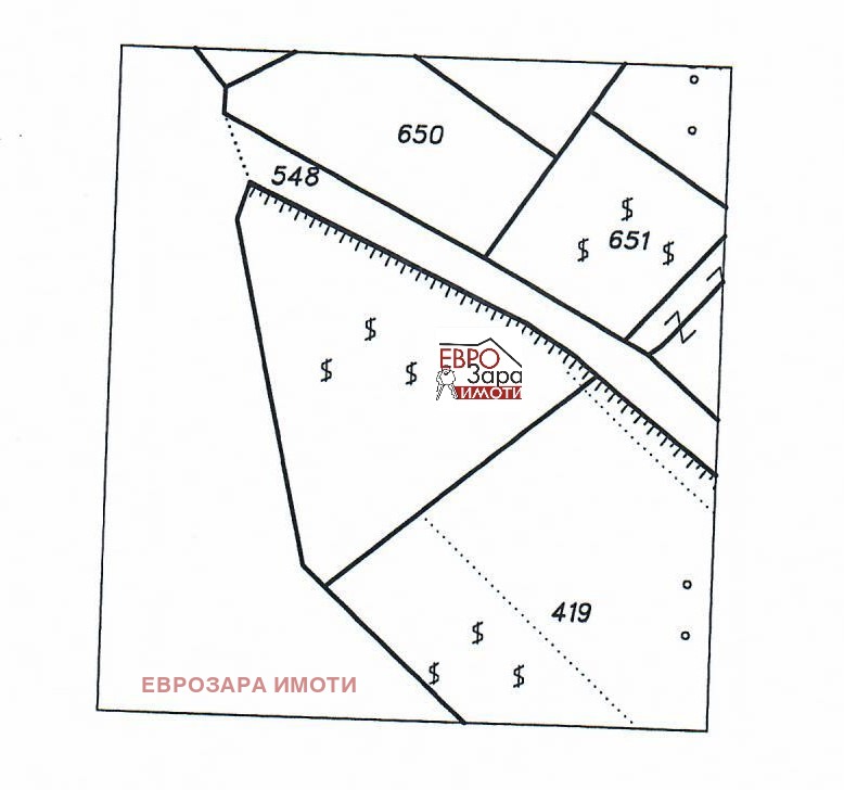 Til salgs  Plott region Stara Zagora , Malka Vereja , 1000 kvm | 39919440