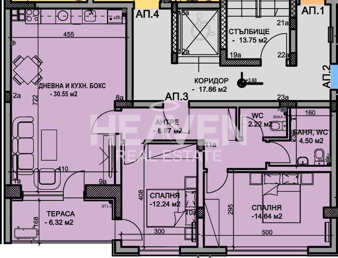 Продава 3-СТАЕН, гр. Пловдив, Южен, снимка 3 - Апартаменти - 52603445