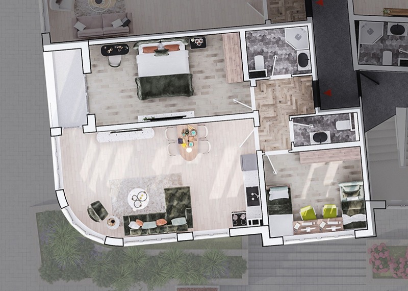 Продава 3-СТАЕН, гр. София, Стрелбище, снимка 2 - Апартаменти - 53119586