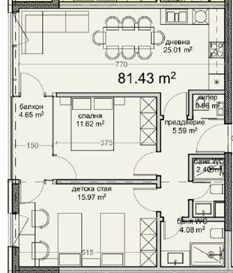 Продава 3-СТАЕН, гр. Варна, Владислав Варненчик 1, снимка 3 - Апартаменти - 53241837