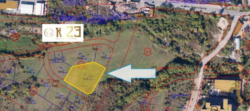 À venda  Trama Sofia , Gorubliane , 3526 m² | 92433935
