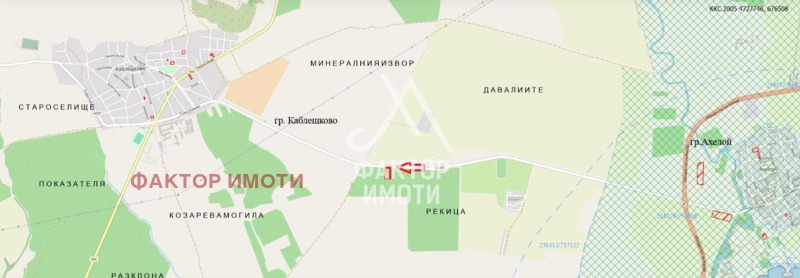 Продава ПАРЦЕЛ, гр. Каблешково, област Бургас, снимка 3 - Парцели - 52333012