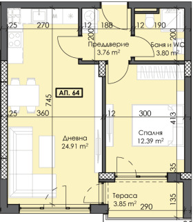 1 slaapkamer Trakija, Plovdiv 6