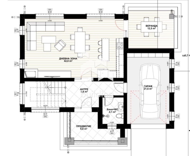 Продава КЪЩА, гр. Пловдив, Остромила, снимка 5 - Къщи - 53438222