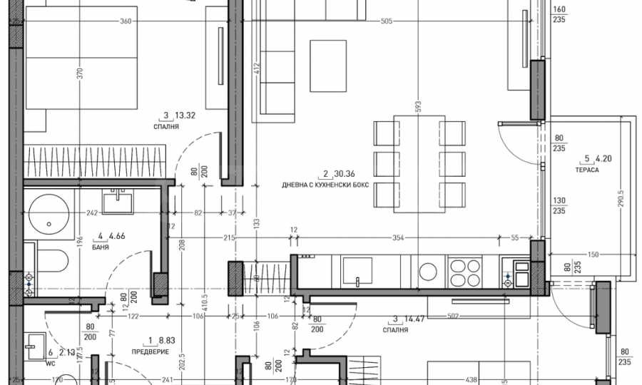 Продава 3-СТАЕН, гр. София, Малинова долина, снимка 2 - Апартаменти - 54030106