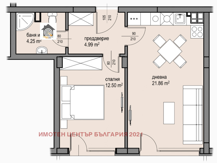 Продава 2-СТАЕН, гр. София, Малинова долина, снимка 4 - Апартаменти - 53189731