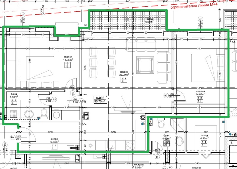 Продава 3-СТАЕН, гр. София, Малинова долина, снимка 3 - Aпартаменти - 47229047