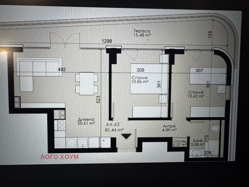 Продава 3-СТАЕН, гр. Варна, Младост 1