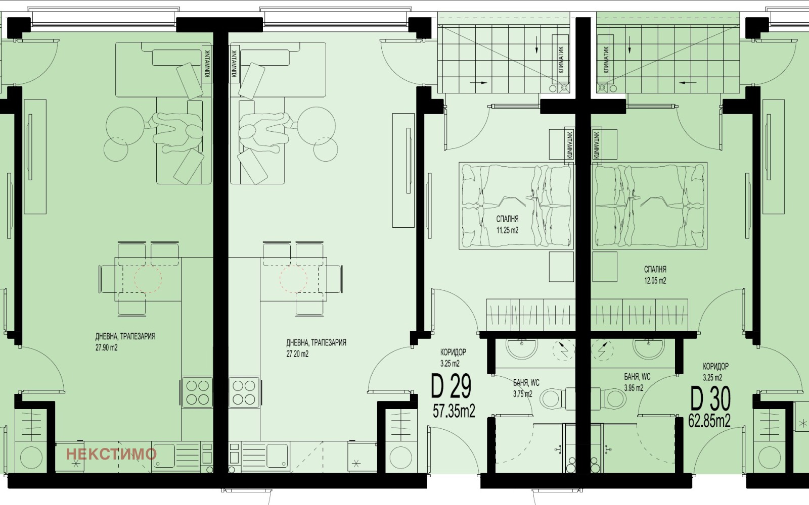 Продава 2-СТАЕН, гр. Пловдив, Христо Смирненски, снимка 2 - Апартаменти - 53161275