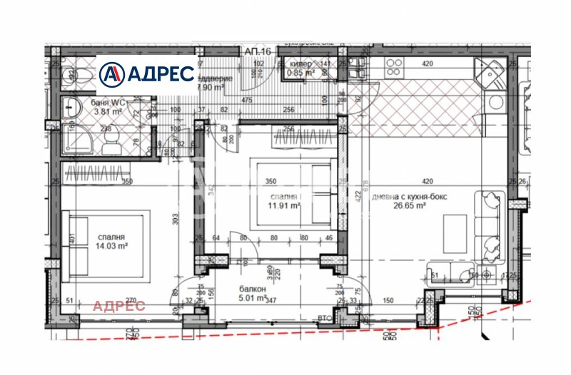 Продава 3-СТАЕН, гр. Варна, Изгрев, снимка 5 - Апартаменти - 52857023