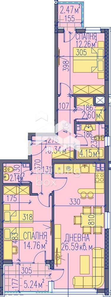 Продава 3-СТАЕН, гр. Пловдив, Тракия, снимка 5 - Апартаменти - 54865254