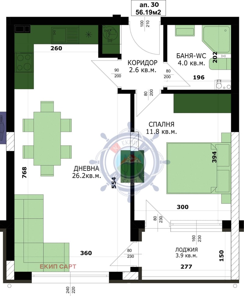 Продава  2-стаен град Варна , Кайсиева градина , 64 кв.м | 76645834