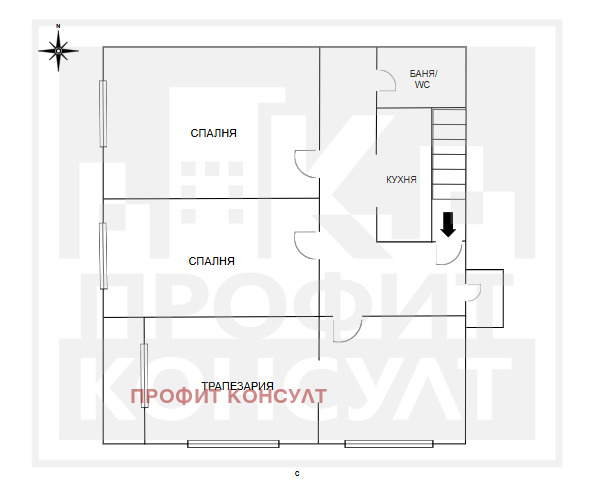 Продава ЕТАЖ ОТ КЪЩА, гр. Велико Търново, Асенов, снимка 16 - Етаж от къща - 52704770
