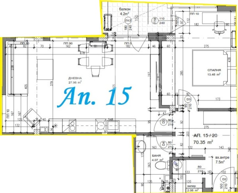 Продава 2-СТАЕН, гр. София, Люлин - център, снимка 2 - Апартаменти - 53204468