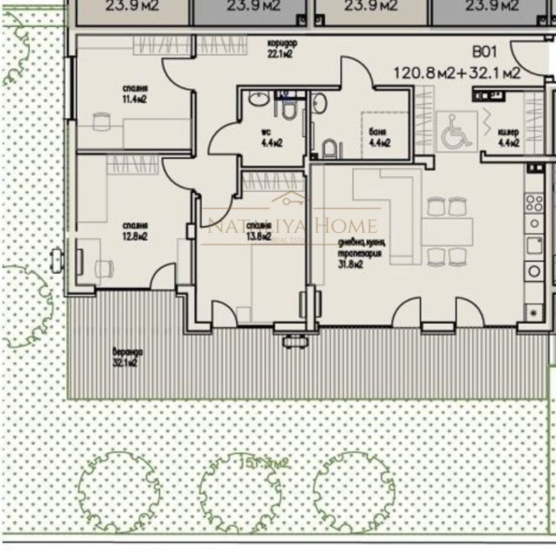 Продава МНОГОСТАЕН, гр. Бургас, Сарафово, снимка 2 - Aпартаменти - 47177537