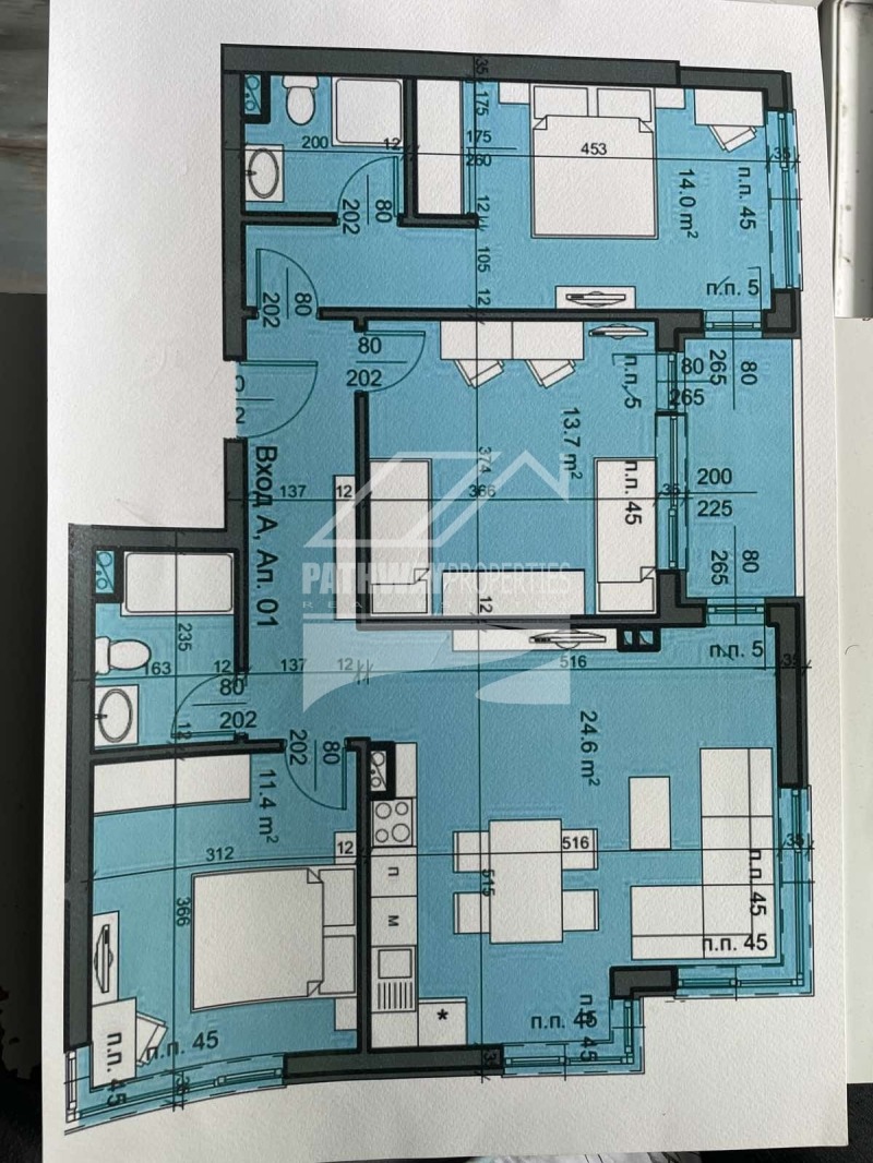 De vânzare  3+ dormitor Burgas , Izgrev , 111 mp | 93744886 - imagine [2]
