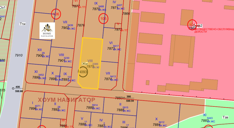 Продава ПАРЦЕЛ в град София, Горубляне - 2405 кв.м / 915 000 € » 1 789 584.45 лв., ХОУМ НАВИГАТОР