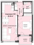 Продава  2-стаен град София , Кръстова вада , 70 кв.м | 36941252 - изображение [2]