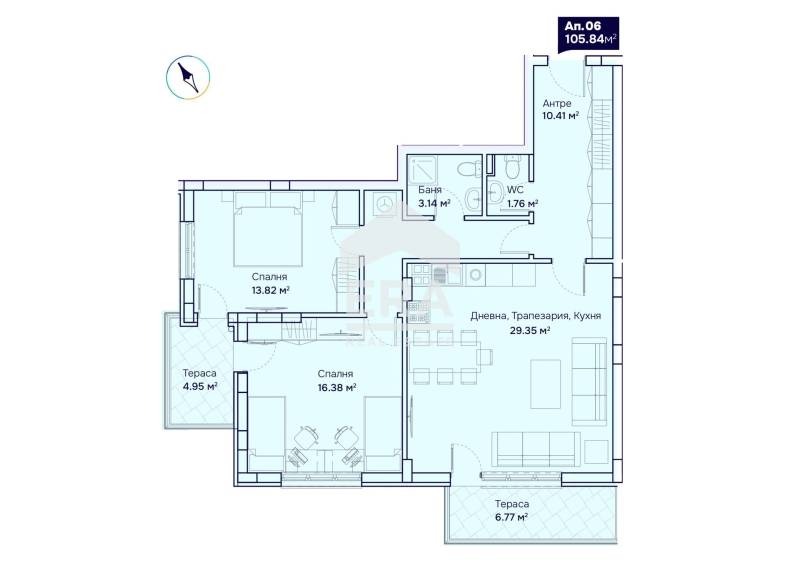 Продава 3-СТАЕН, гр. София, Бояна, снимка 6 - Апартаменти - 53424639