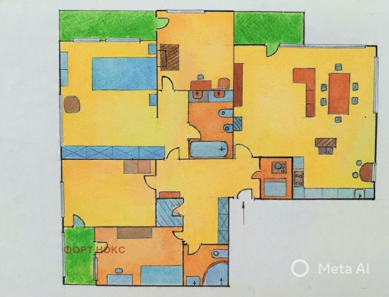 Продава МНОГОСТАЕН, гр. София, Редута