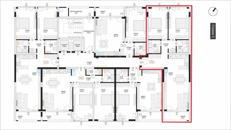 Продава 3-СТАЕН, гр. София, Красно село, снимка 16 - Апартаменти - 52445795