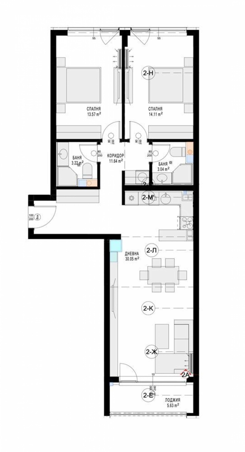 Продава 3-СТАЕН, гр. София, Красно село, снимка 15 - Апартаменти - 52445795