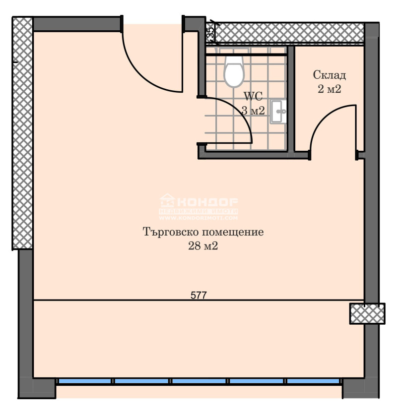 Na prodej  Kancelář Plovdiv , Karšijaka , 50 m2 | 78985037 - obraz [2]