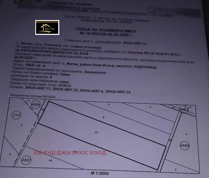 Satılık  Komplo Sofia , Jiten , 10651 metrekare | 93902411