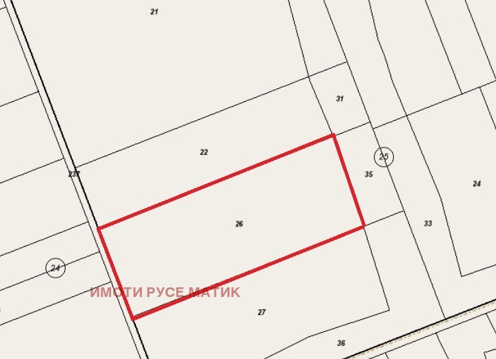 Продава ЗЕМЕДЕЛСКА ЗЕМЯ, с. Божичен, област Русе