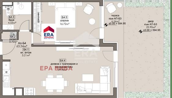 Na prodej  1 ložnice Sofia , Ljulin 5 , 72 m2 | 99240366 - obraz [4]